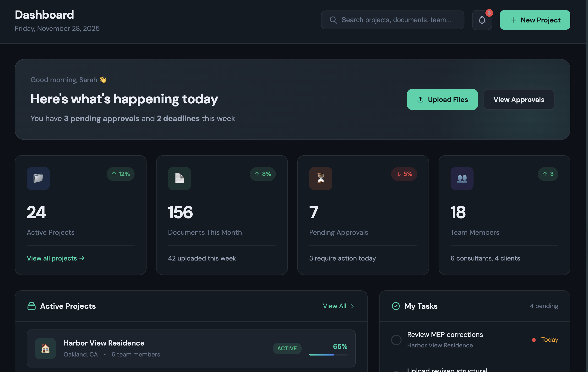Olumba Dashboard
